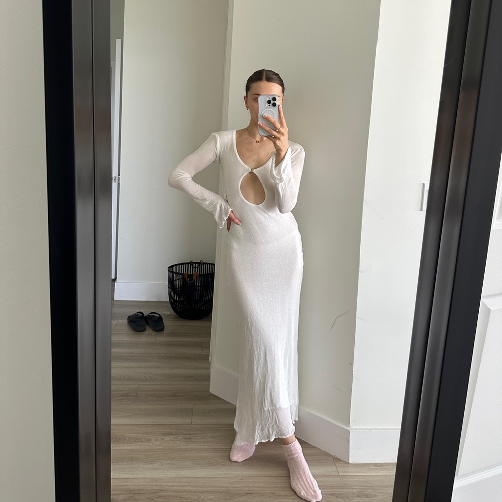 Savannah Morrow - GARDENIA MAXI DRESS IVORY